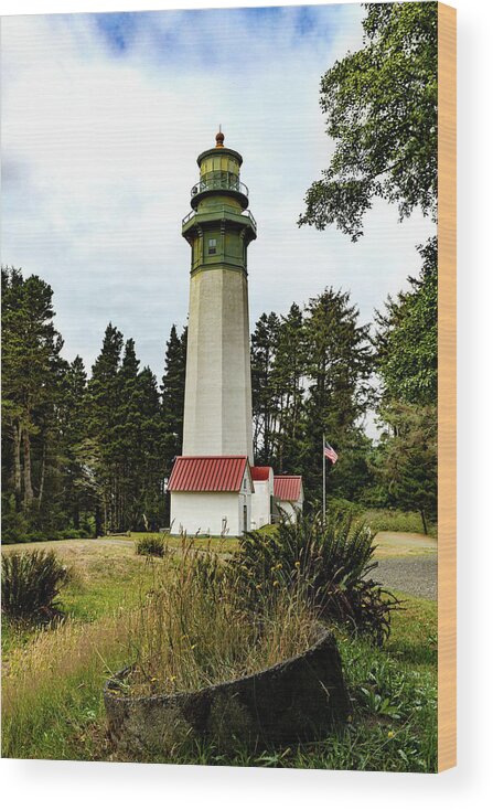 Lighthouses Wood Print featuring the photograph At Westport Light by Larry Waldon