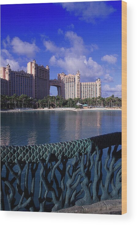 Seascape Wood Print featuring the photograph Atlantis Resort, Paradise Island by Buena Vista Images