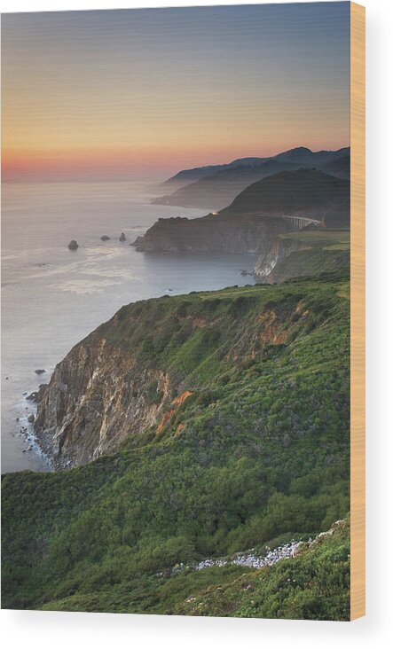 Big Sur Wood Print featuring the photograph Big Sur II by Alan Majchrowicz