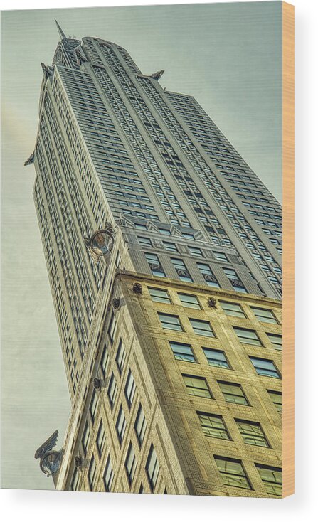 Manhattan Wood Print featuring the photograph Chrysler Building DSC1369 by Kevin Eatinger