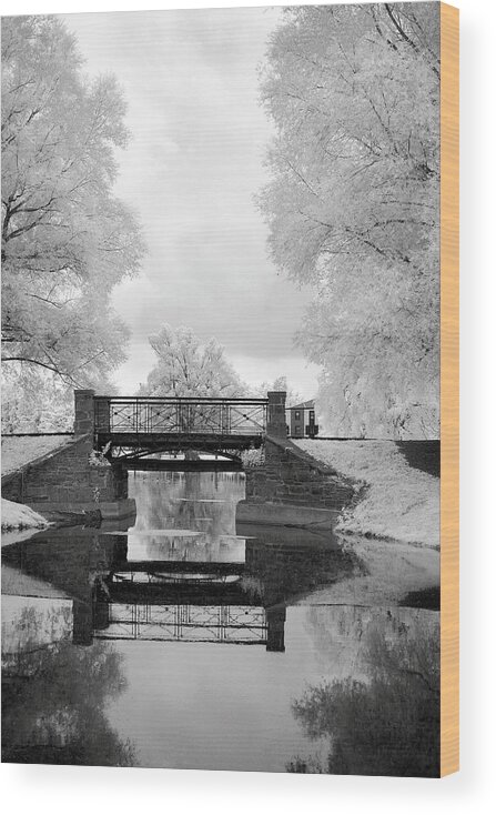 Colgate University Wood Print featuring the photograph Colgate University Bridge by Jill Love