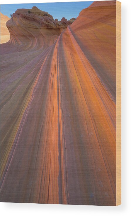 Scenics Wood Print featuring the photograph Colorful Sandstone Layers, Arizona by Eastcott Momatiuk
