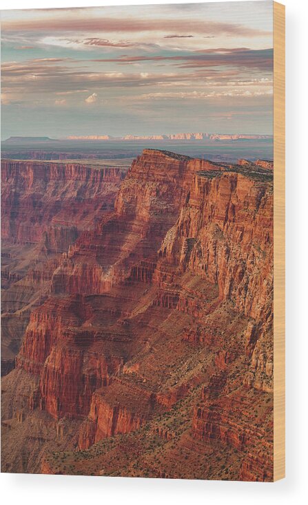 Grand Wood Print featuring the photograph Comanche Point by Peter Hull