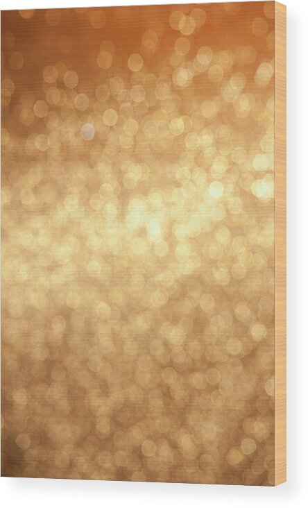 Copper Wood Print featuring the photograph Copper Colored Lights by Millionhope