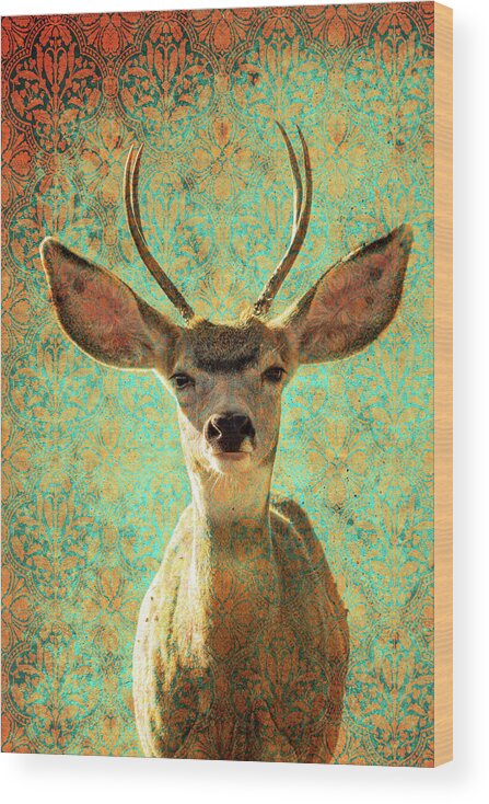 Deer Wood Print featuring the photograph Deers Ears by Mary Hone