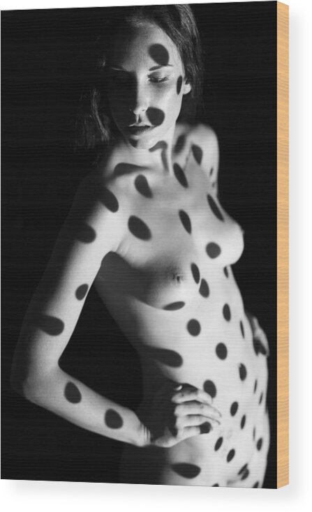 Dots Wood Print featuring the photograph Dots II by Jan Blasko