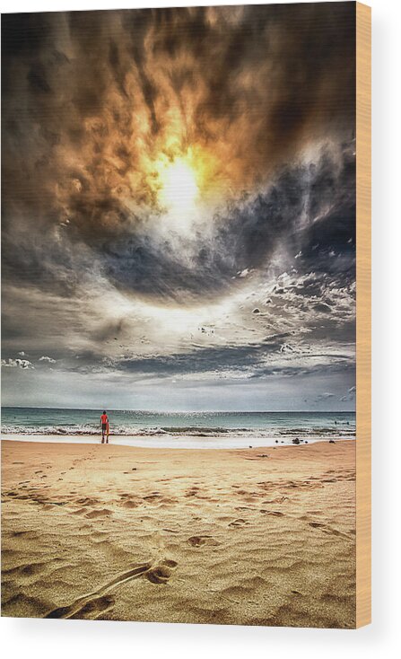 End Of The World Wood Print featuring the photograph End of Times by Craig Watanabe