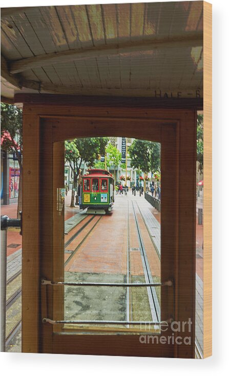 San Francisco Wood Print featuring the photograph Front Row Seat by Steve Ondrus