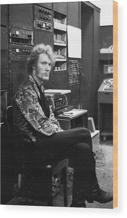 Music Wood Print featuring the photograph Ginger Baker Backstage by Michael Ochs Archives