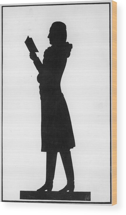 People Wood Print featuring the digital art Goethes Shadow by Hulton Archive