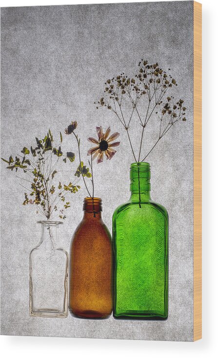 Still Life Wood Print featuring the photograph Herbarium by Brig Barkow