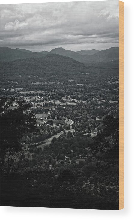 Mountains Wood Print featuring the photograph I 64 Overlook by George Taylor