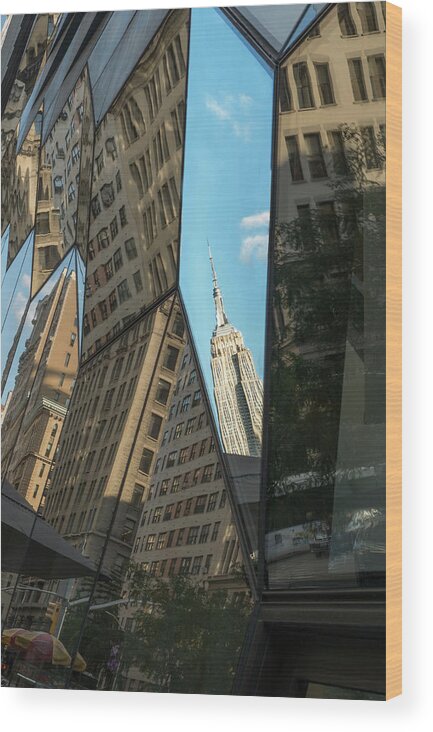 Empire State Building Wood Print featuring the photograph Icon Rising by Jessica Levant