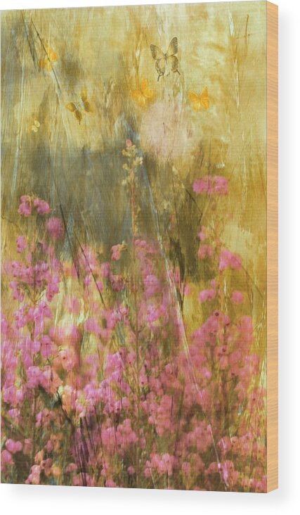 Creative Edit Wood Print featuring the photograph It Might As Well Be Spring by Delphine Devos