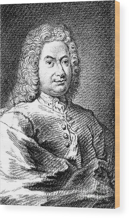 Engraving Wood Print featuring the drawing Jean Bernoulli, Swiss Mathematician by Print Collector