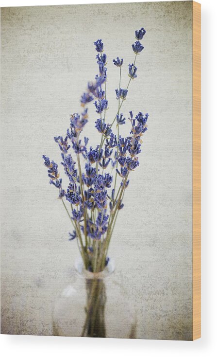 Lavender Wood Print featuring the photograph Lavender by Nicole Young