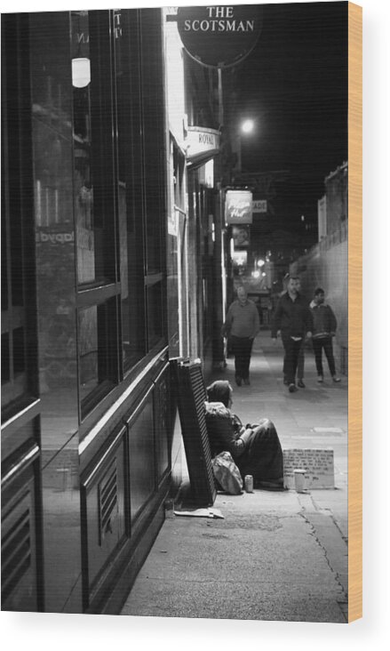 Beggar
Street
Homeless
Life
Girl Wood Print featuring the photograph Life Has Never Felt So Bad by Ray Clark