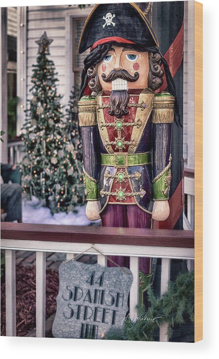 St Augustine Wood Print featuring the photograph Nutcracker Sentry by Joseph Desiderio