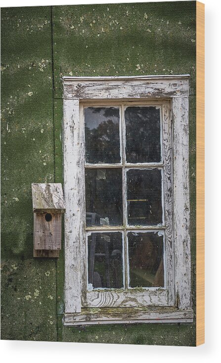 Barn Wood Print featuring the photograph Old Barn Window by Paul Freidlund