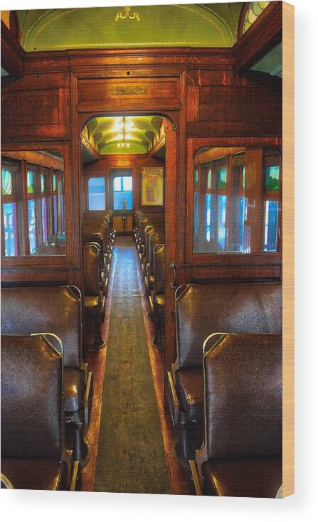  Wood Print featuring the photograph Passenger Train Memories by Jack Wilson
