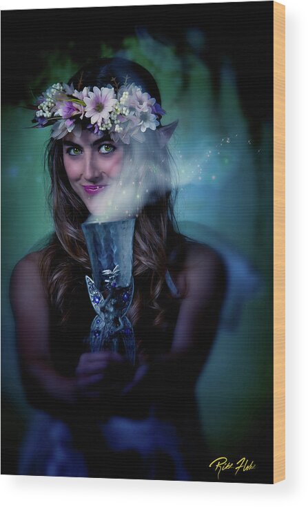Fairy Wood Print featuring the photograph Profrerred Potion by Rikk Flohr