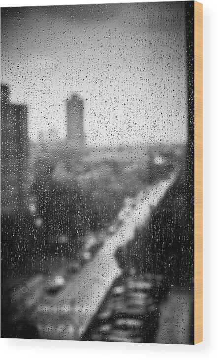 Blumwurks Wood Print featuring the photograph Rainy Days by Matthew Blum