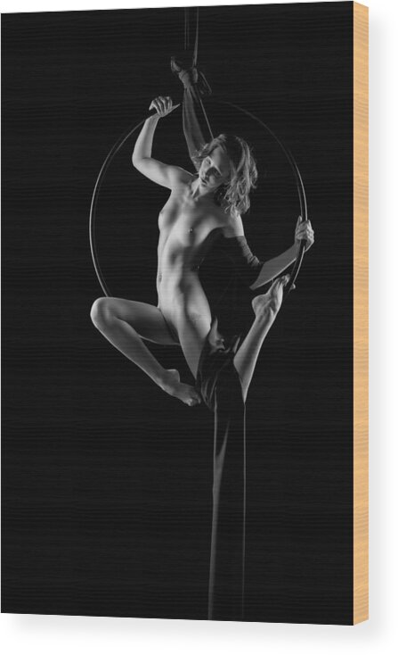 Nude Wood Print featuring the photograph Ring Of Beauty by Colin Dixon
