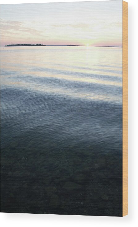 Ripple Bay Wood Print featuring the photograph Ripple Bay by Dylan Punke