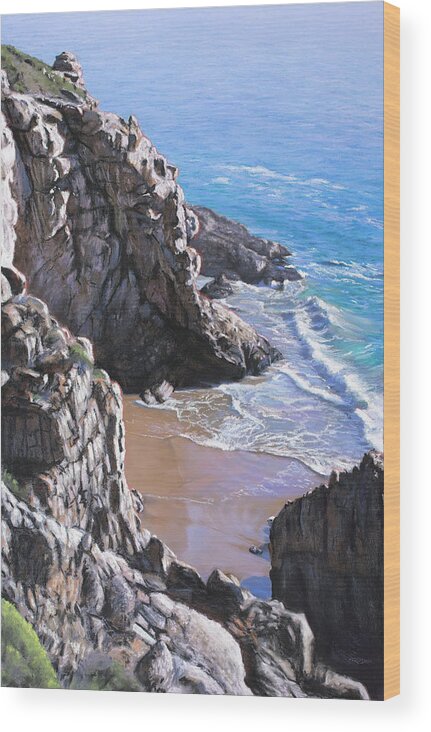  Wood Print featuring the painting Secret Cove by Christopher Reid