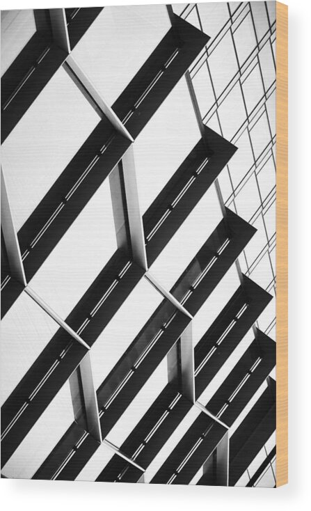 Abstract
Architecture
Architectural Abstract
Architectural Details
Architectural Close Up
Black And White
Pattern
Shape
Design
Black And White
White
Contrast
High Contrast
Graphic
Geometric
Angular
Looking Up
Urban Abstract Wood Print featuring the photograph Shifting Planes by Bernice Williams