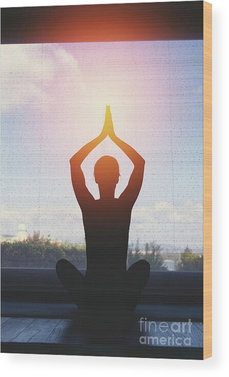 Meditation Yoga Pose Canvas, Homewares