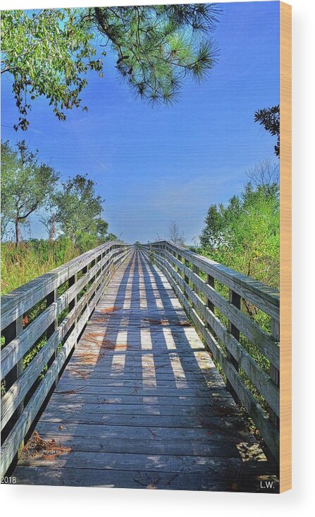 Southern Stroll Wood Print featuring the photograph Southern Stroll by Lisa Wooten