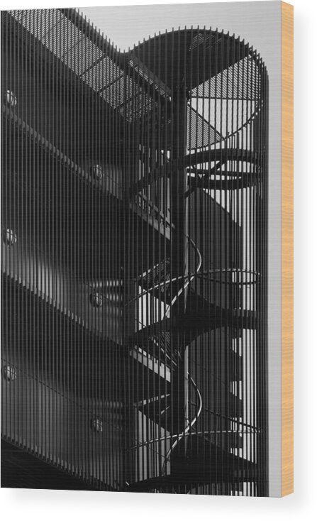 Staircase Wood Print featuring the photograph Special Staircase by Theo Luycx