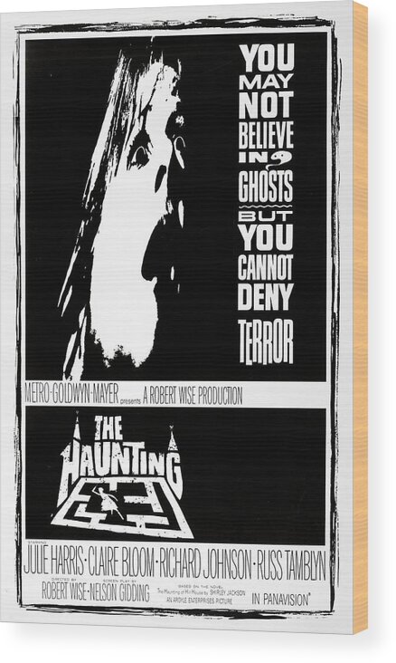 1960s Wood Print featuring the photograph The Haunting -1963-. by Album