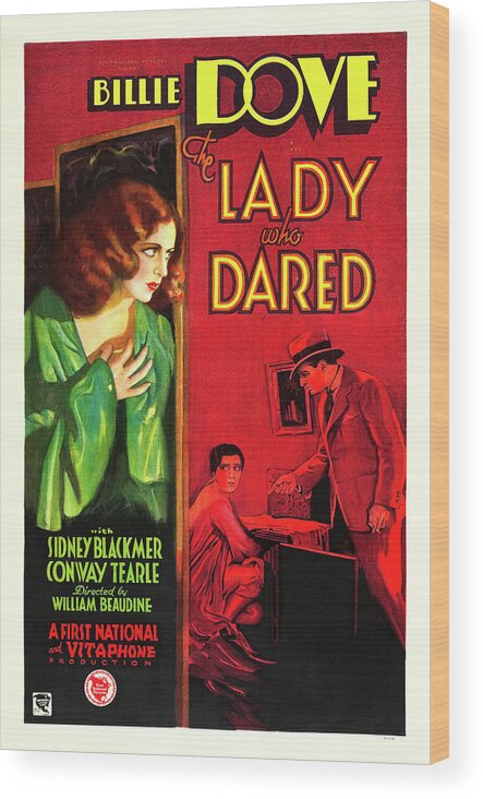 The Lady Who Dared Wood Print featuring the photograph The Lady Who Dared by First National Pictures