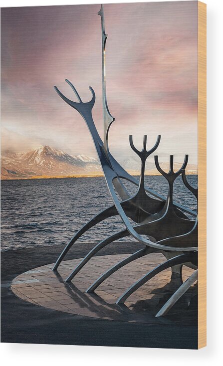 The Sun Voyager Wood Print featuring the photograph The Sun Voyager #1 by Kathryn McBride