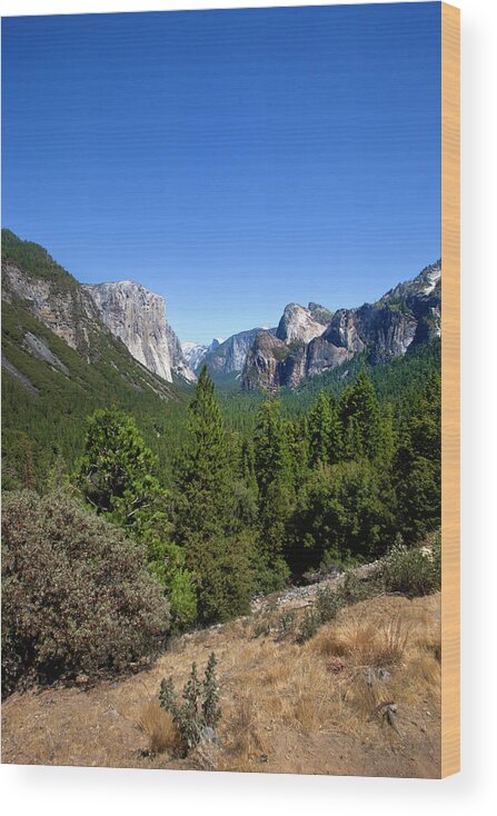 Scenics Wood Print featuring the photograph Yosemite Valley, Yosemite National by Geri Lavrov