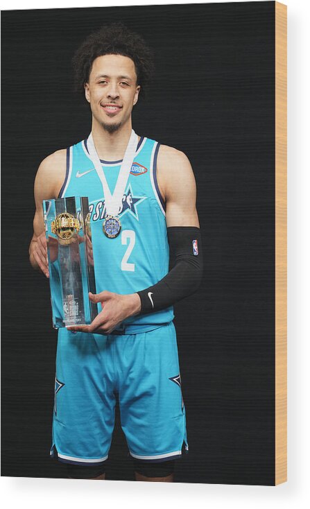 Nba Wood Print featuring the photograph 2022 NBA All-Star - Clorox Rising Stars Game by Jesse D. Garrabrant