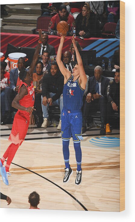 Nikola Jokic Wood Print featuring the photograph 69th NBA All-Star Game #1 by Garrett Ellwood