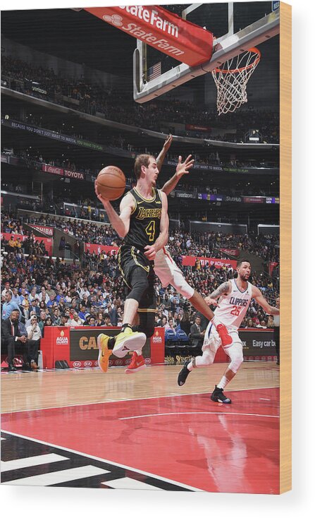 Sports Ball Wood Print featuring the photograph Alex Caruso by Adam Pantozzi
