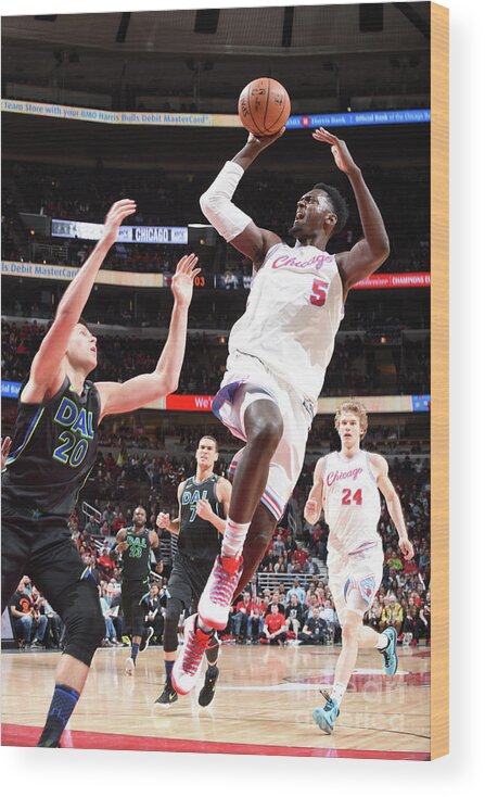 Nba Pro Basketball Wood Print featuring the photograph Bobby Portis by Randy Belice