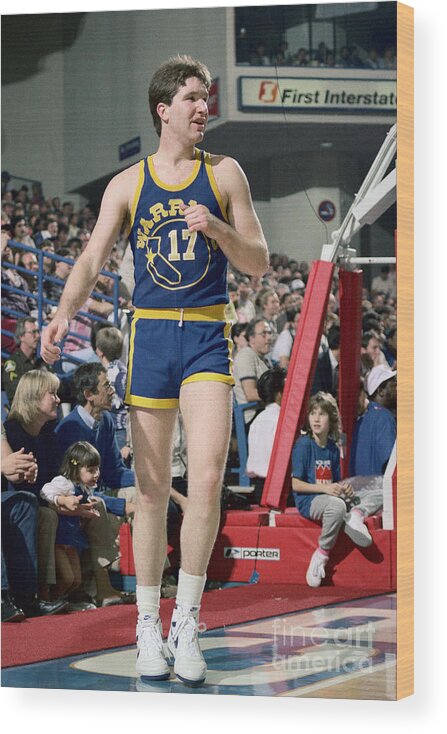 Chris Mullin Wood Print by Rocky Widner 