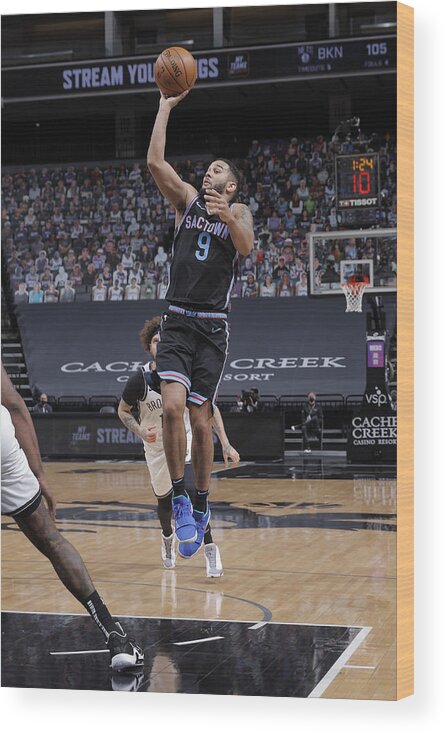 Nba Pro Basketball Wood Print featuring the photograph Cory Joseph by Rocky Widner