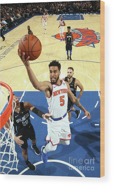 Courtney Lee Wood Print featuring the photograph Courtney Lee #1 by Nathaniel S. Butler