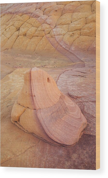 Tranquility Wood Print featuring the photograph Coyote Buttes South, Arizona, USA #1 by David Clapp