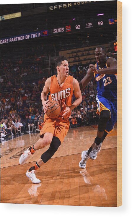 Devin Booker Wood Print featuring the photograph Devin Booker by Noah Graham