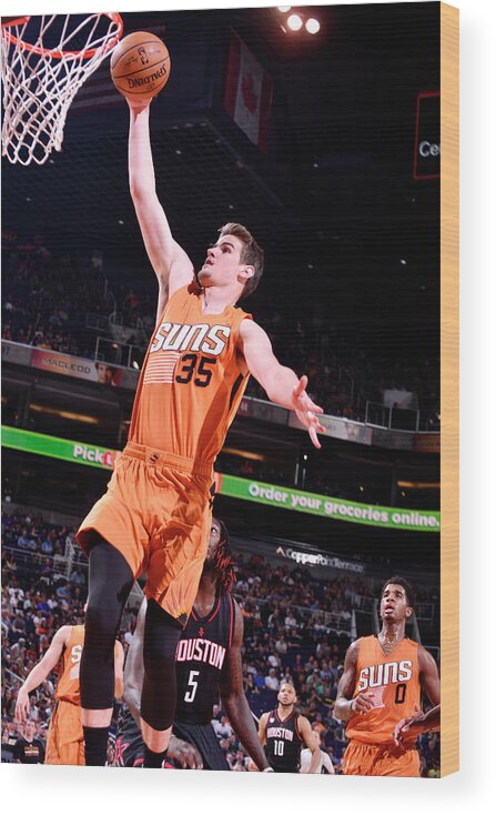 Dragan Bender Wood Print featuring the photograph Dragan Bender #1 by Barry Gossage