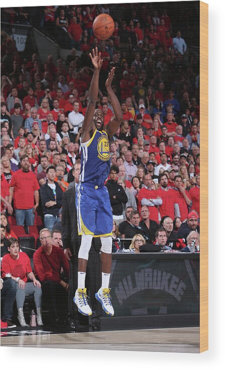 Nba Pro Basketball Wood Print featuring the photograph Draymond Green by Sam Forencich