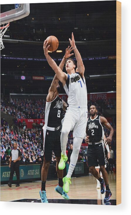 Dwight Powell Wood Print featuring the photograph Dwight Powell by Adam Pantozzi