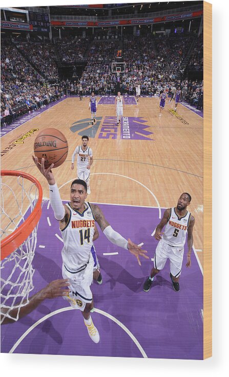 Nba Pro Basketball Wood Print featuring the photograph Gary Harris by Rocky Widner